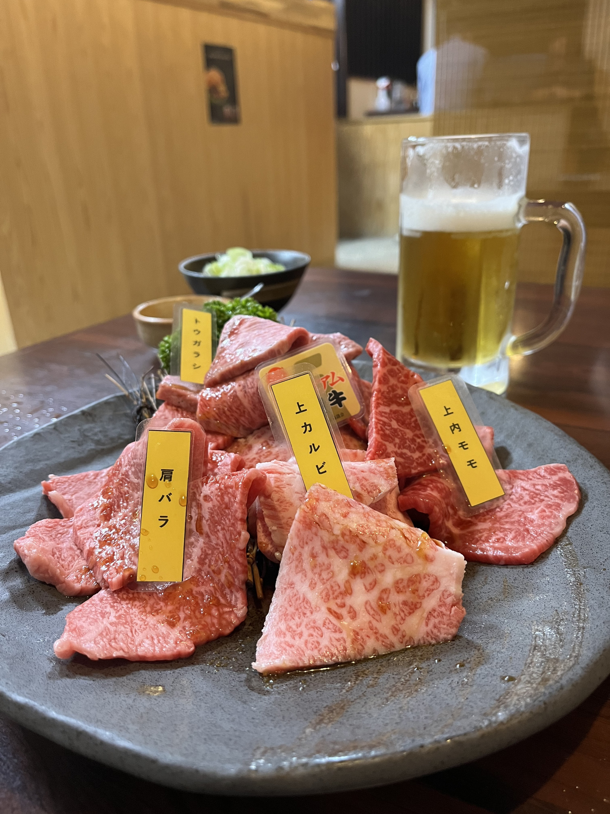 お酒とお肉