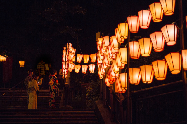 第1２回湯涌ぼんぼり祭り点灯式