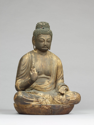 薬師如来坐像（奈良国立博物館蔵）　Seated Yakushi (Skt.Bhaisajyaguru)　(Collection of the Nara National Museum)