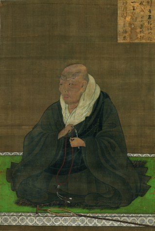 親鸞聖人像（奈良国立博物館蔵）　Portrait of the Venerable Shinran Shōnin (Collection of the Nara National Museum)