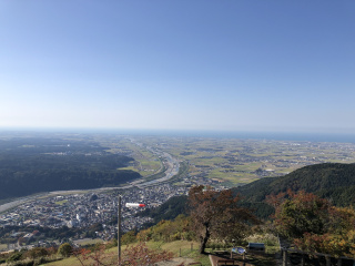 獅子吼高原から見る手取川扇状地