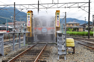 北陸鉄道 洗車機体験